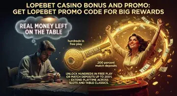 Lopebet Casino Bonus and Promo: Get Lopebet promo code for big rewards